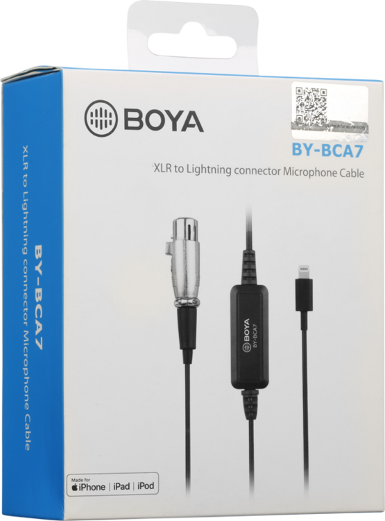 Adapter kablowy 6m XLR na Lightning Boya BY-BCA7