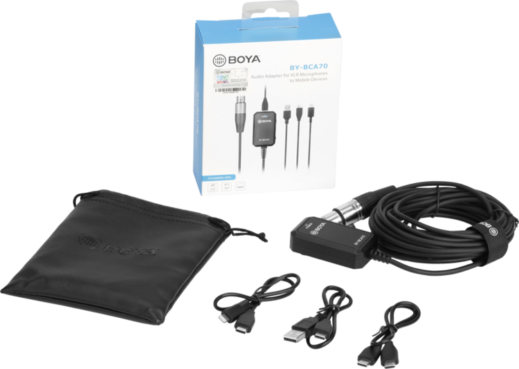Adapter kablowy 6m XLR na USB Boya BY-BCA70