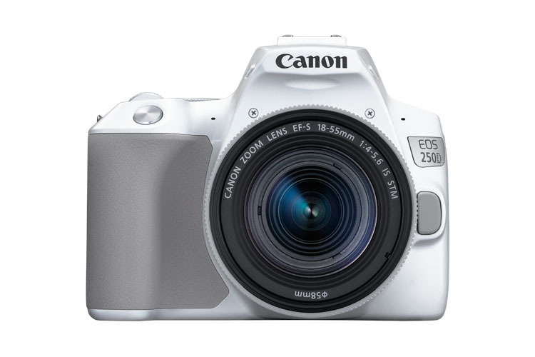 Canon EOS 250D z ob. EF-S 18-55mm Biały