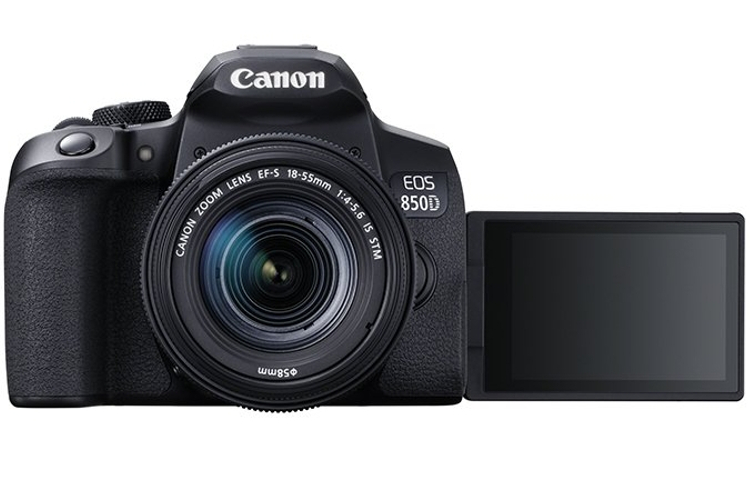 Canon EOS 850D z ob. 18-55mm  