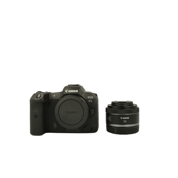 Zestaw Canon EOS R5 body + Canon RF 50/1.8 STM