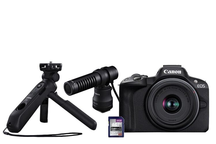 Canon EOS R50 Creator Kit z ob. RF-S 18-45mm f/4.5-6.3 IS STM