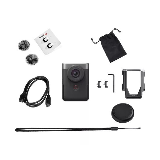 Canon PowerShot V10 Advanced Vlogging Kit srebrny