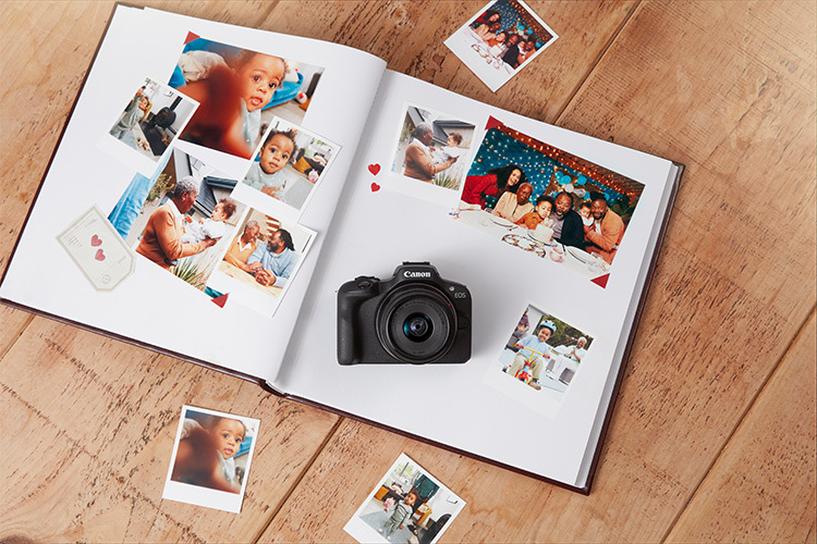 Canon EOS R100 z ob. RF-S 18-45mm f/4.5-6.3 IS STM + RF-S 55-210mm f/5-7.1 IS STM  