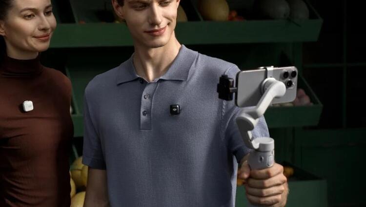 System mikrofonów bezprzewodowych DJI MINI MIC Zestaw (2TX+1RX+Etui ładujące)