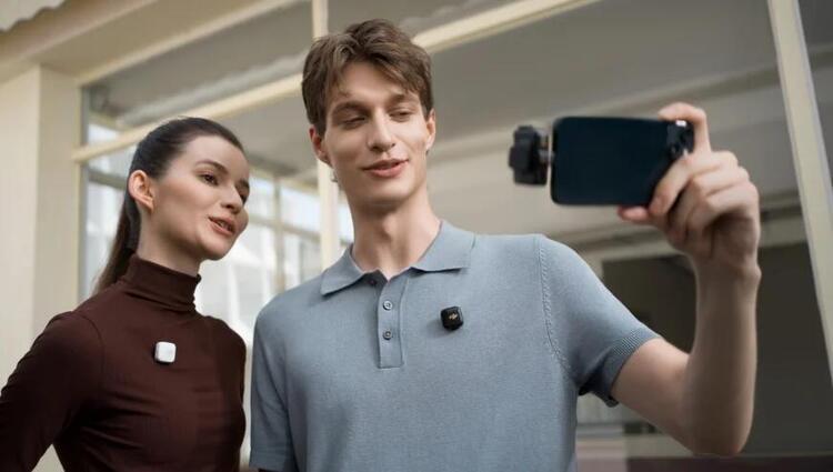 System mikrofonów bezprzewodowych DJI MINI MIC Zestaw (2TX+1RX+Etui ładujące)