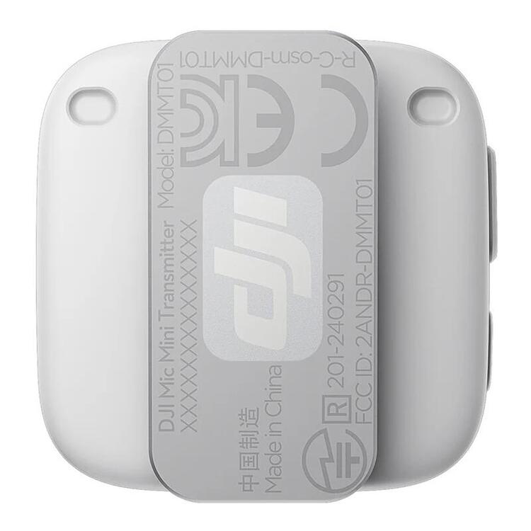 System mikrofonów bezprzewodowych DJI MINI MIC Mikrofon Biały (1TX)