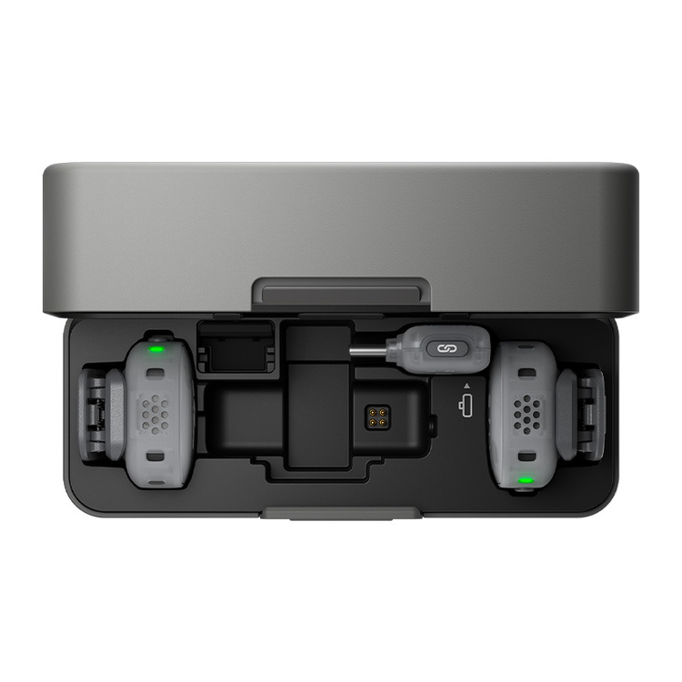 System mikrofonów bezprzewodowych DJI Mic Mini 2 Zestaw (2 TX + 1 Mobile RX + etui ładujące)