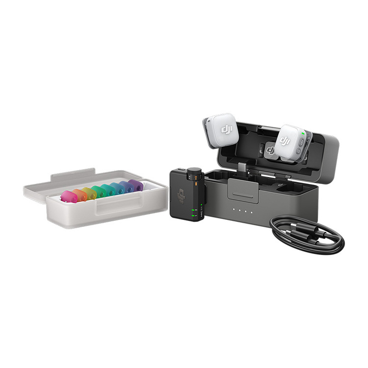 System mikrofonów bezprzewodowych DJI Mic Mini 2 Zestaw (2 TX + 1 RX + etui ładujące)