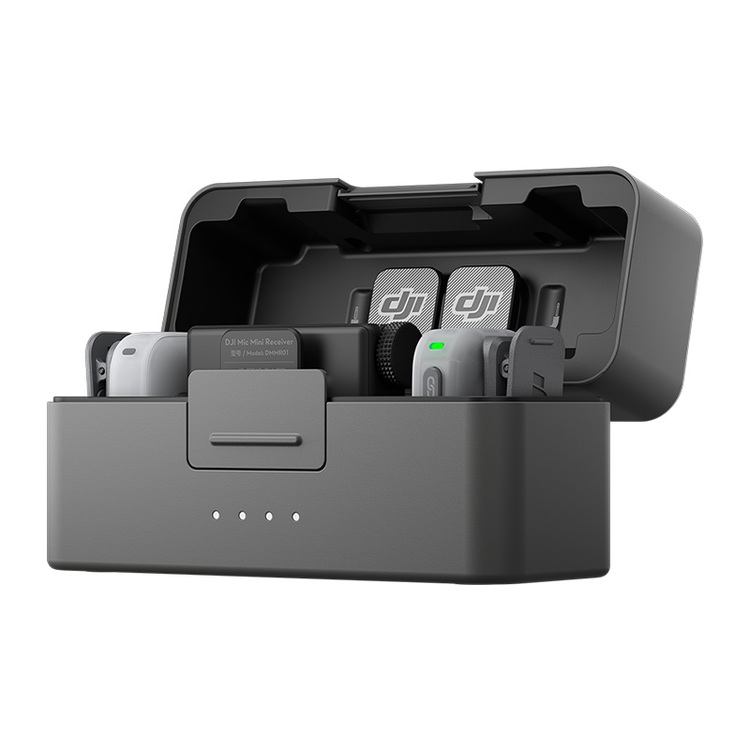 System mikrofonów bezprzewodowych DJI Mic Mini 2 Zestaw (2 TX + 1 RX + etui ładujące)