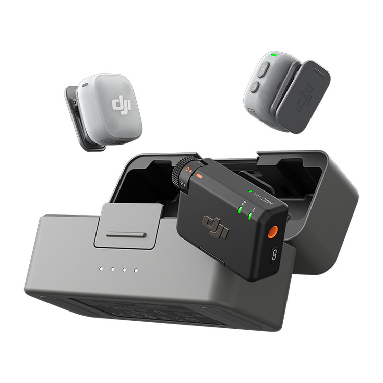 System mikrofonów bezprzewodowych DJI Mic Mini 2 Zestaw (2 TX + 1 RX + etui ładujące)