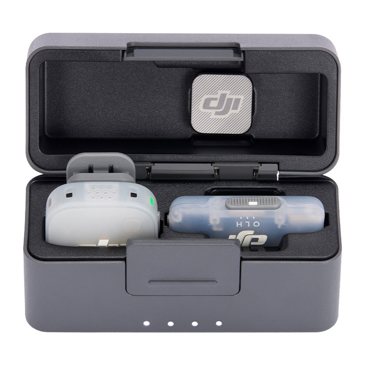 System mikrofonów bezprzewodowych DJI Mic Mini 2 Zestaw (1 TX + 1 Mobile RX + etui ładujące)