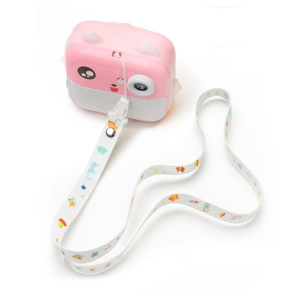 Aparat dla dziecka z drukarką termiczną WDT01 kamera różowy