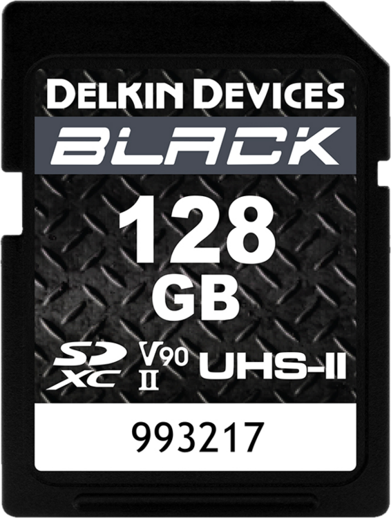 Karta Delkin Black SDXC 128GB UHS-II (V90) R300/W250
