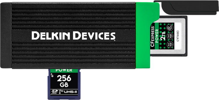 Czytnik kart DELKIN SD UHS II i CFexpress B