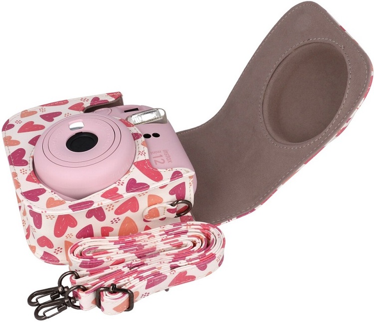 Pokrowiec na aparat Instax Mini 12 Hearts/C8540