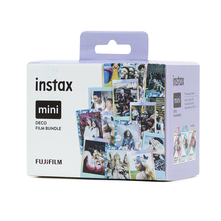 Zestaw 3 Wkładów Fujifilm Instax Mini Glossy Bundle Deco