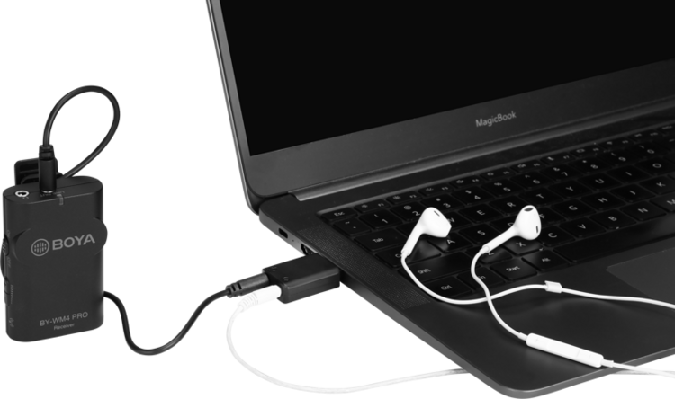 Adapter mikrofonowy BOYA BY-EA2 3.5mm do USB A