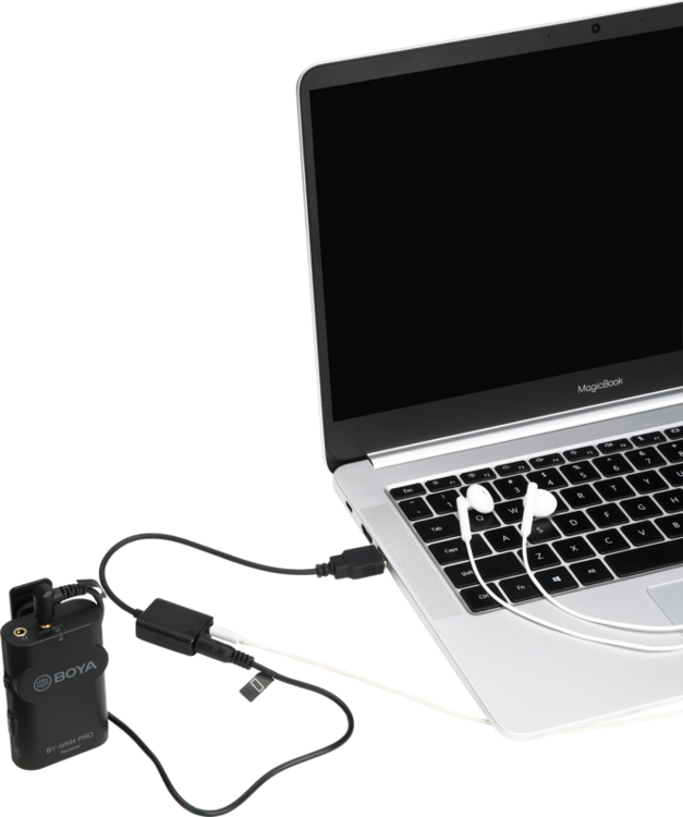 Adapter mikrofonowy BOYA BY-EA2L 3.5mm do USB A