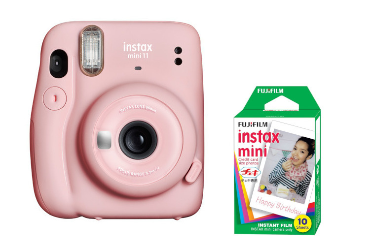 Fujifilm Instax Mini 11 (różowy - blush pink) + wkład 10 zdjęć
