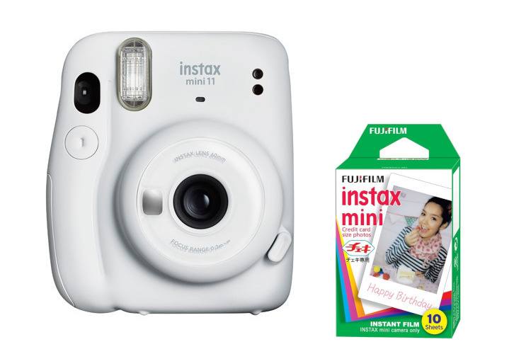 Fujifilm Instax Mini 11 (biały - ice white) + wkład 10 zdjęć