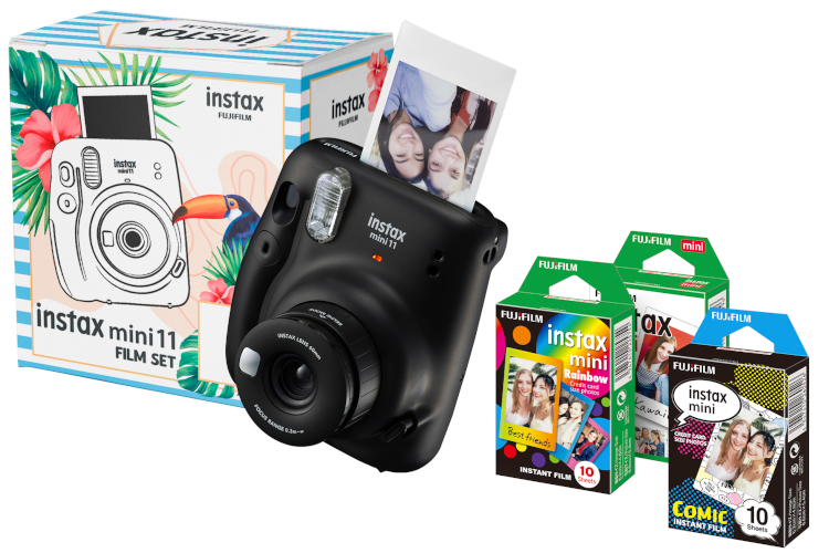 Instax Box mini 11 GRAY + 3 wkłady w zestawie