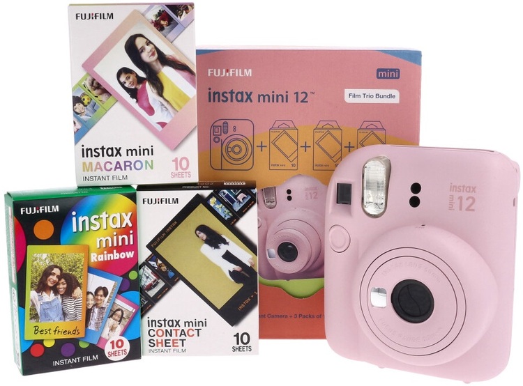 Instax Box mini 12 Blossom Pink + 3 wkłady w zestawie  
