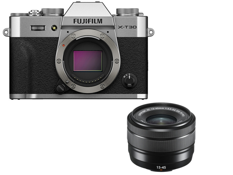 Zestaw Fujifilm X-T30 III Body (srebrny)+Fujinon XC 15-45mm f/3.5-5.6 OIS (czarny)
