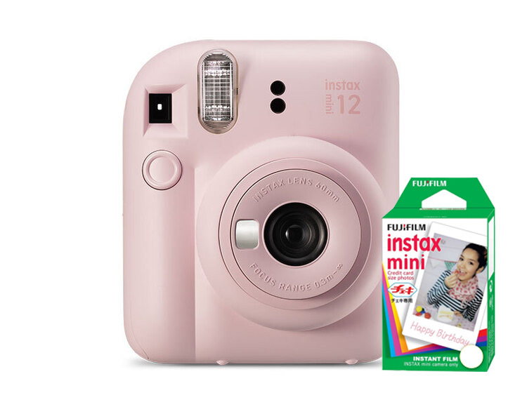 Fujifilm Instax Mini 12 (Blossom Pink) z wkładem 10 zdjęć