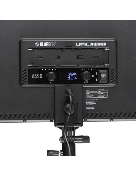 Panel LED GlareOne 30 BiColor D