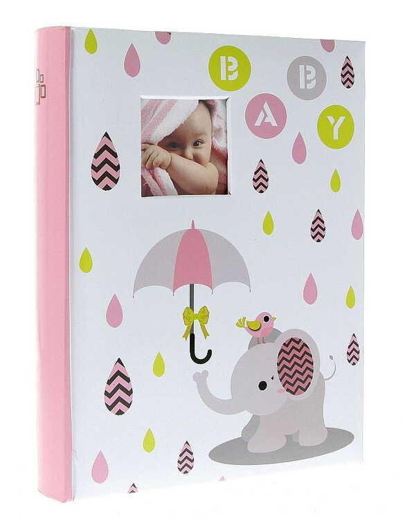 ALBUM GEDEON KD46200 ELEPHAN LOVE H-2 10x15/200 Różowy
