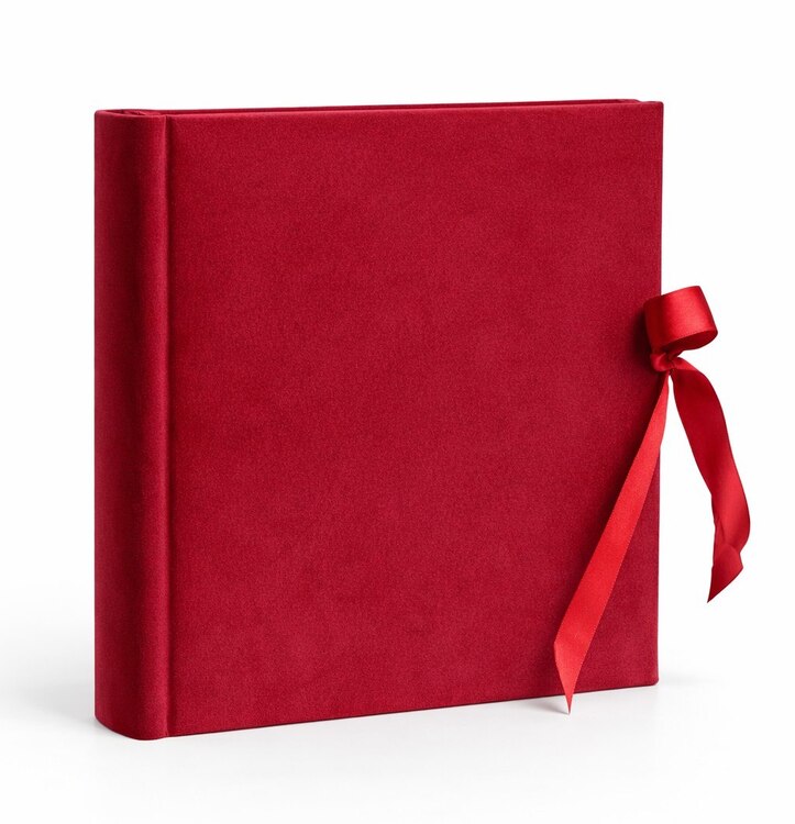 Album tradycyjny szyty 29x32/100 Gedeon Velvet Ruby