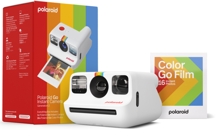 Polaroid Go Gen 2 biały z wkładem 16 zdjęć (biała ramka)