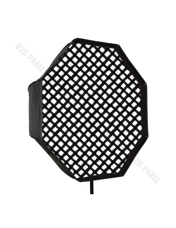 Softbox oktagonalny GlareOne Parasolkowy 80 cm z dyfozorem + gird do lamp reporterskich