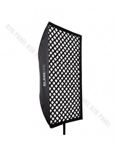Softbox  GlareOne Parasolkowy 80x120 cm z dyfozorem + gird do lamp reporterskich