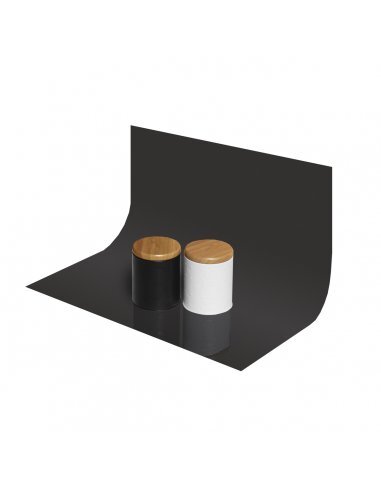 Tło GlareOne PVC 50x50cm - czarne, lustrzane