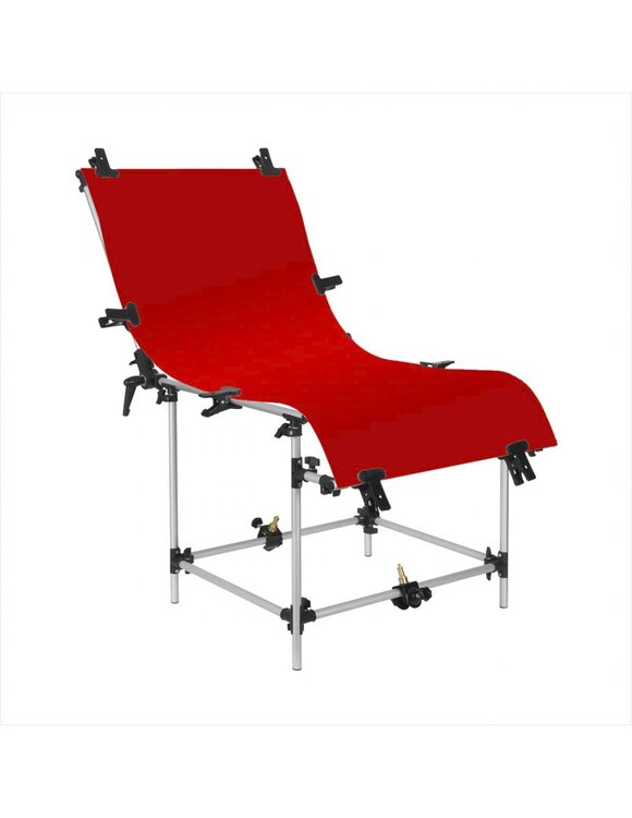 Tło GlareOne PVC 60x130cm - czerwone