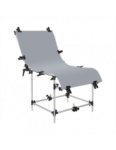 Tło GlareOne PVC 60x130cm - szare