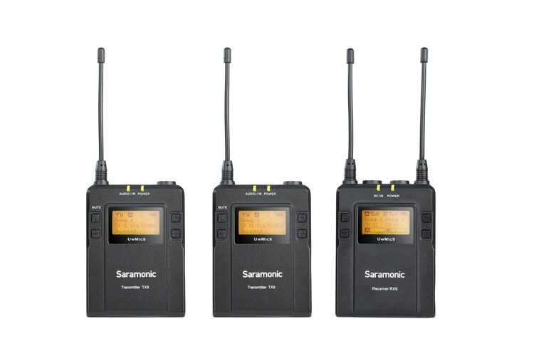 Zestaw do bezprzewodowej transmisji dźwięku Saramonic UwMic9 Kit 2 (RX9 + TX9 + TX9)