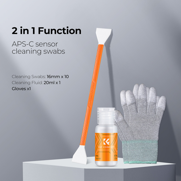 Zestaw czyszczący K&F Concept do matryc APS-C