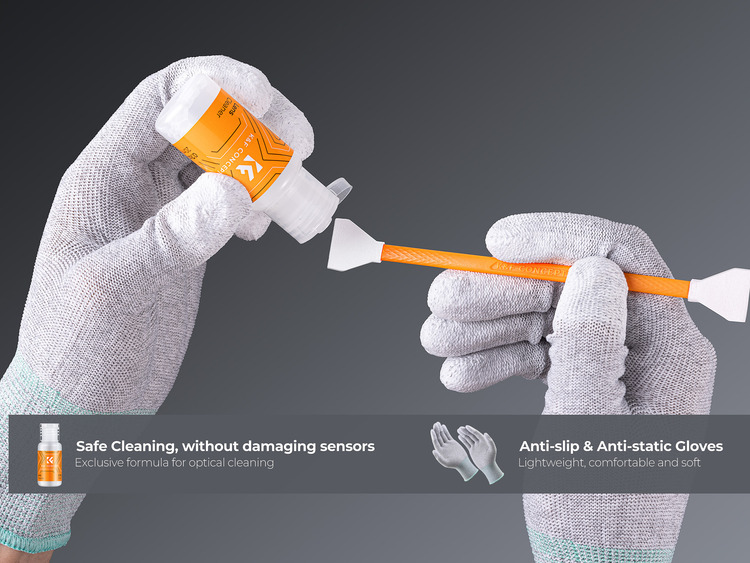 Zestaw czyszczący K&F Concept do matryc APS-C