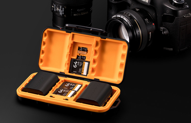 Etui na karty pamięci i akumulatory K&F Concept Battery & Card Case