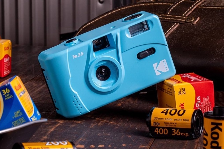 Kodak M35 reusable Camera Blue