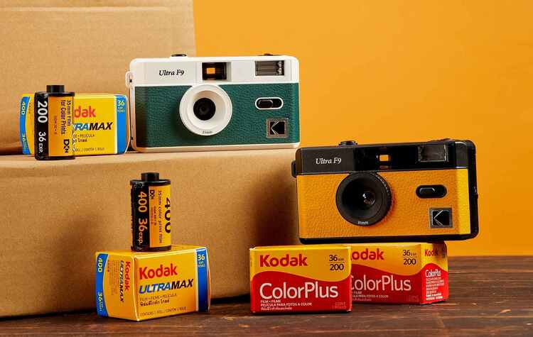 Aparat analogowy Kodak F9 Reusable Camera Zielony