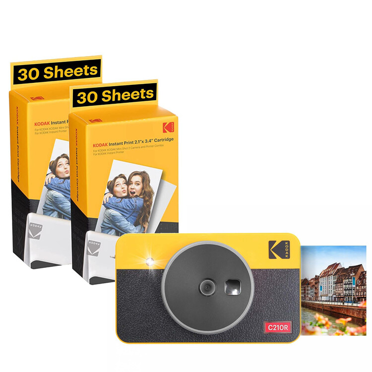 Aparat Kodak mini Shot 2 (żółty) + 60 zdjęć