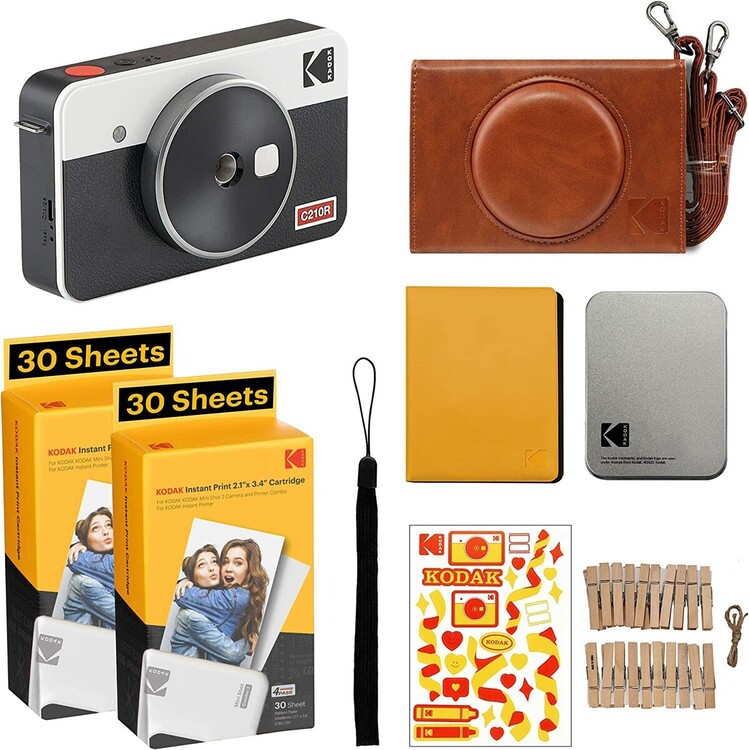 Aparat Kodak mini Shot 2 (biały) + 60 zdjęć zestaw z Akcesoriami