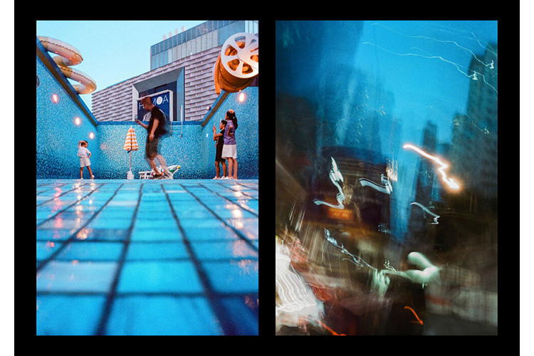 Aparat analogowy Kodak H35N Reusable HALF Camera Striped Black