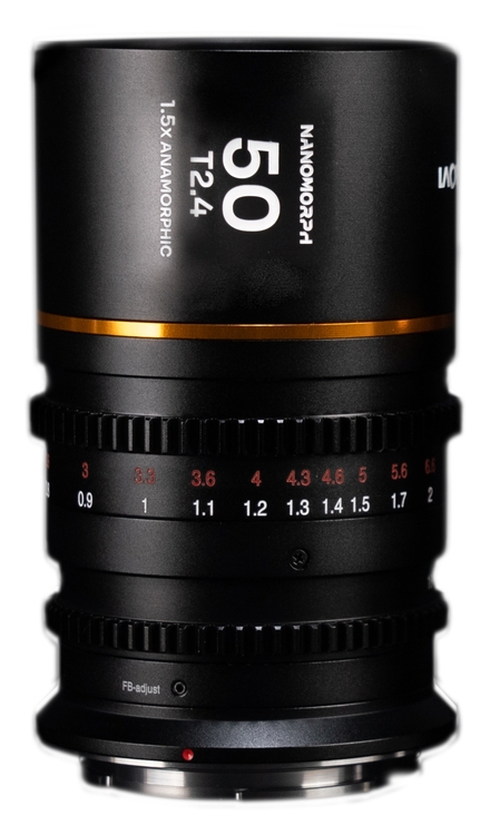 Venus Optics Laowa Nanomorph 50mm T2.4 1,5X S35 Amber do Sony E