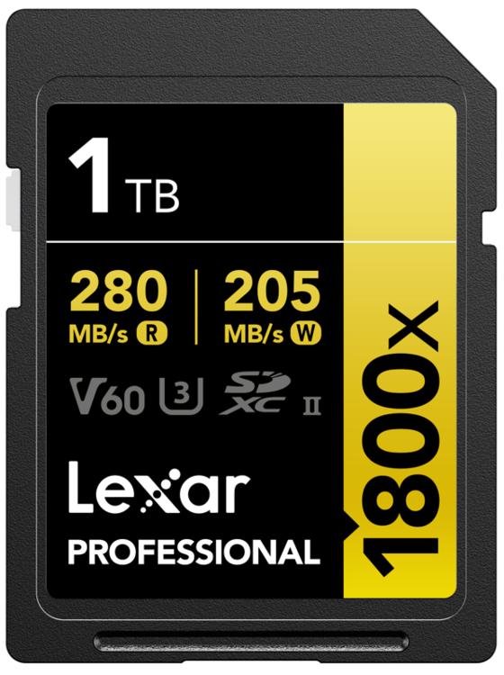 Karta Lexar Pro 1800X SDXC 1TB UHS-II U3 (V60) R280/W205