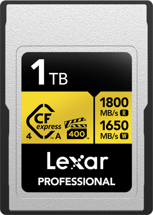 Karta Lexar CFexpress Pro Gold R1800/W1650 (VPG400) 1TB (Type A)